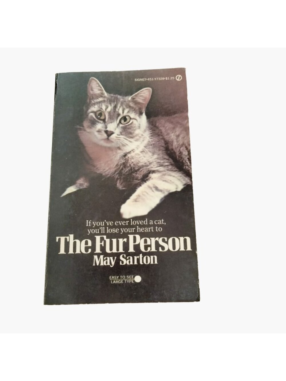 The Fur Person May Sarton Barbara Knox Paperback Cat Lover Book